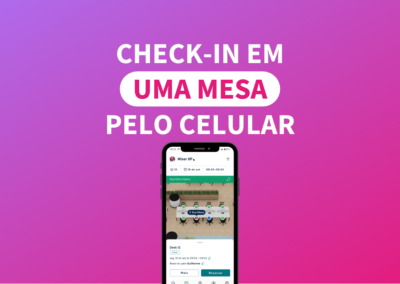 Check-in em uma Mesa pelo Celular