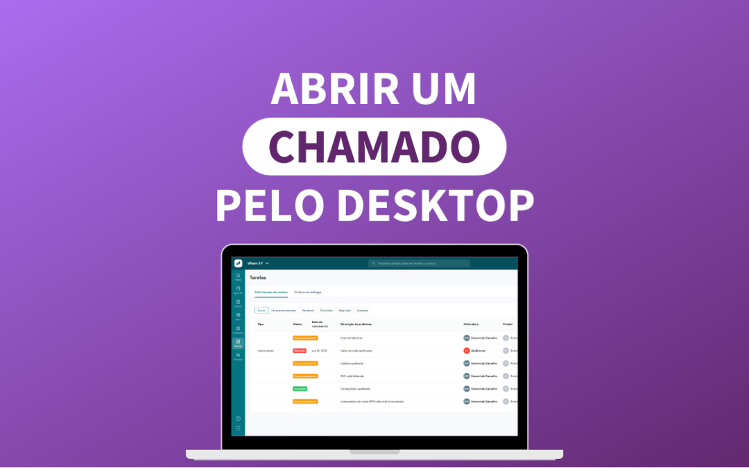 Abrir um chamado pelo Desktop